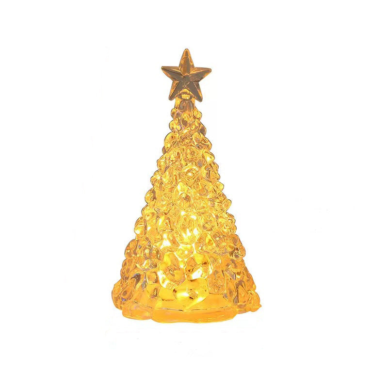 Glänzende LED Weihnachtsbaum Deko