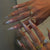 Elegantes Press-On Nagelkunst-Set mit goldenen Akzenten Brehn