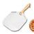 extra-groß dünn professionell Aluminium-Pizzaschaufel mit ergonomischem Holzgriff Brehn
