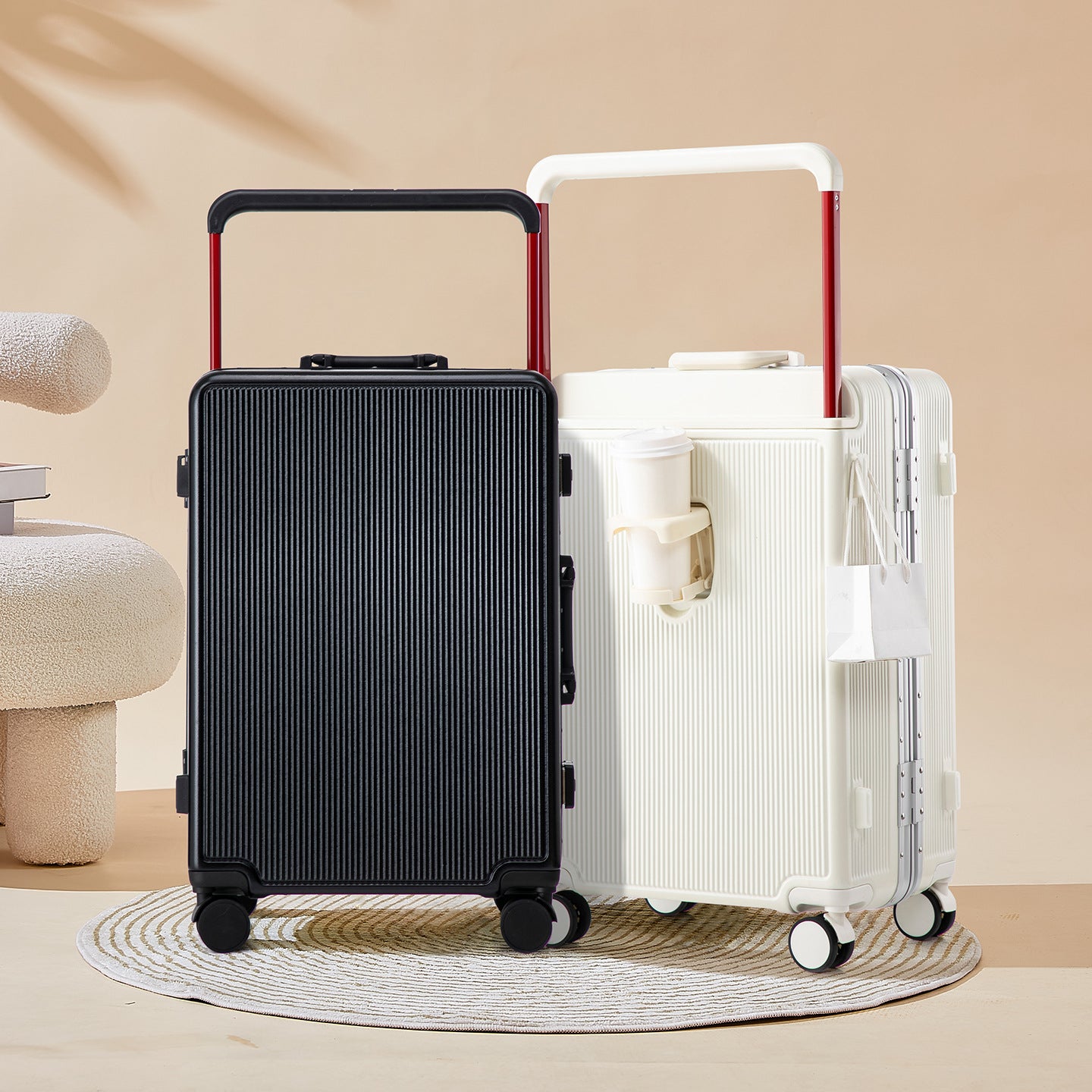 Kompakte Reise Rollkoffer Brehn