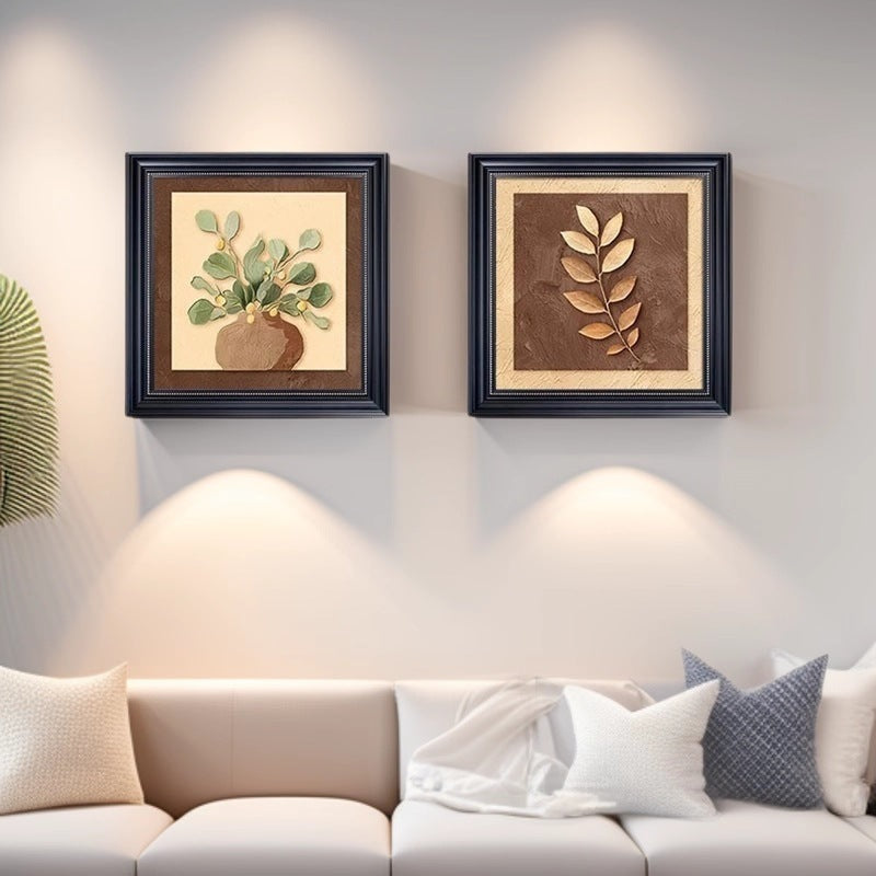 Dekorative Gerahmte Blumen Kunst