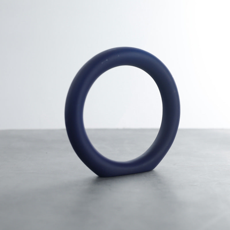 Moderne Minimalistische Dekorative Ring Skulptur