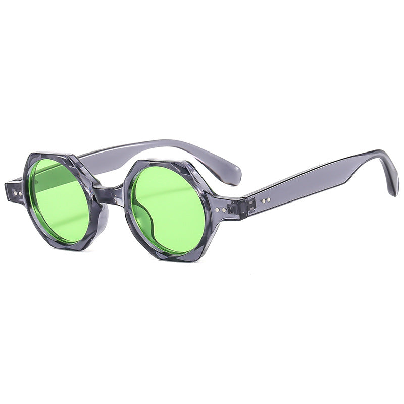 Damen Geometrische Sonnenbrille im auffälligen Design Brehn