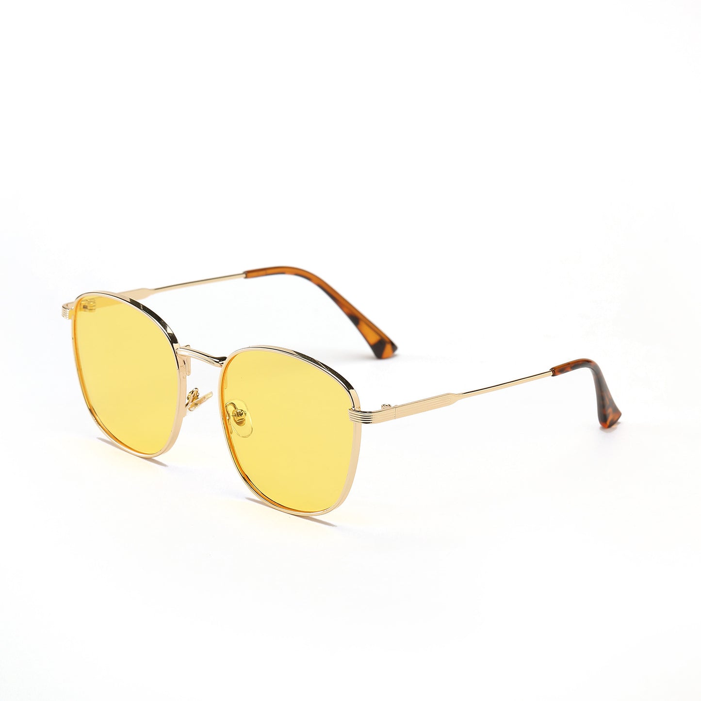 Damen modische Hexagon Sonnenbrille mit luxuriösem Metallrahmen Brehn
