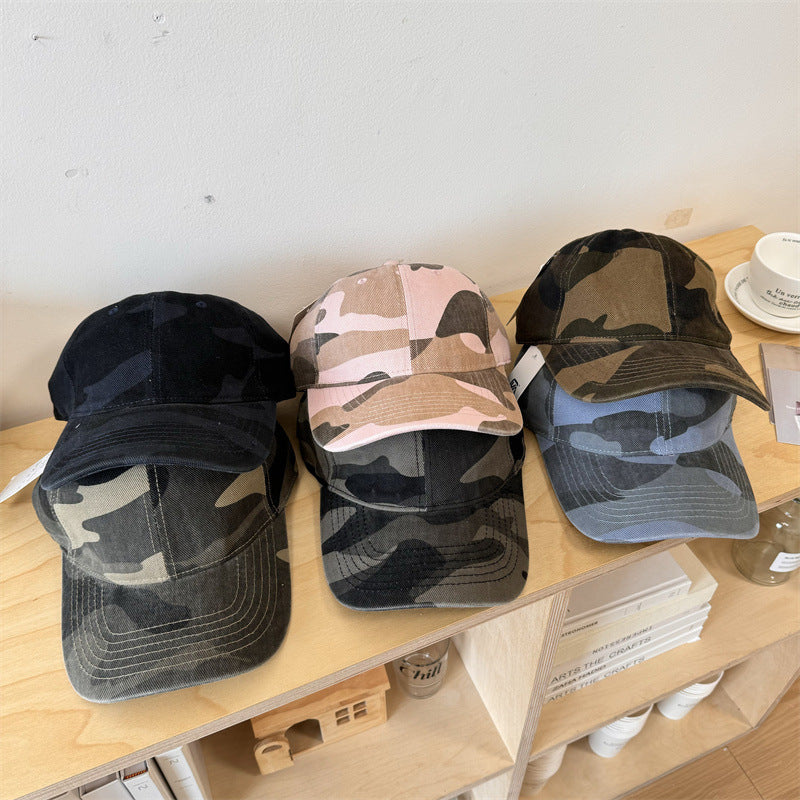 Damen Freizeit Verstellbare Camouflage Baseballmütze Brehn