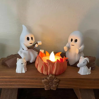 Kreatives Ghost Campfire Figuren Set Brehn
