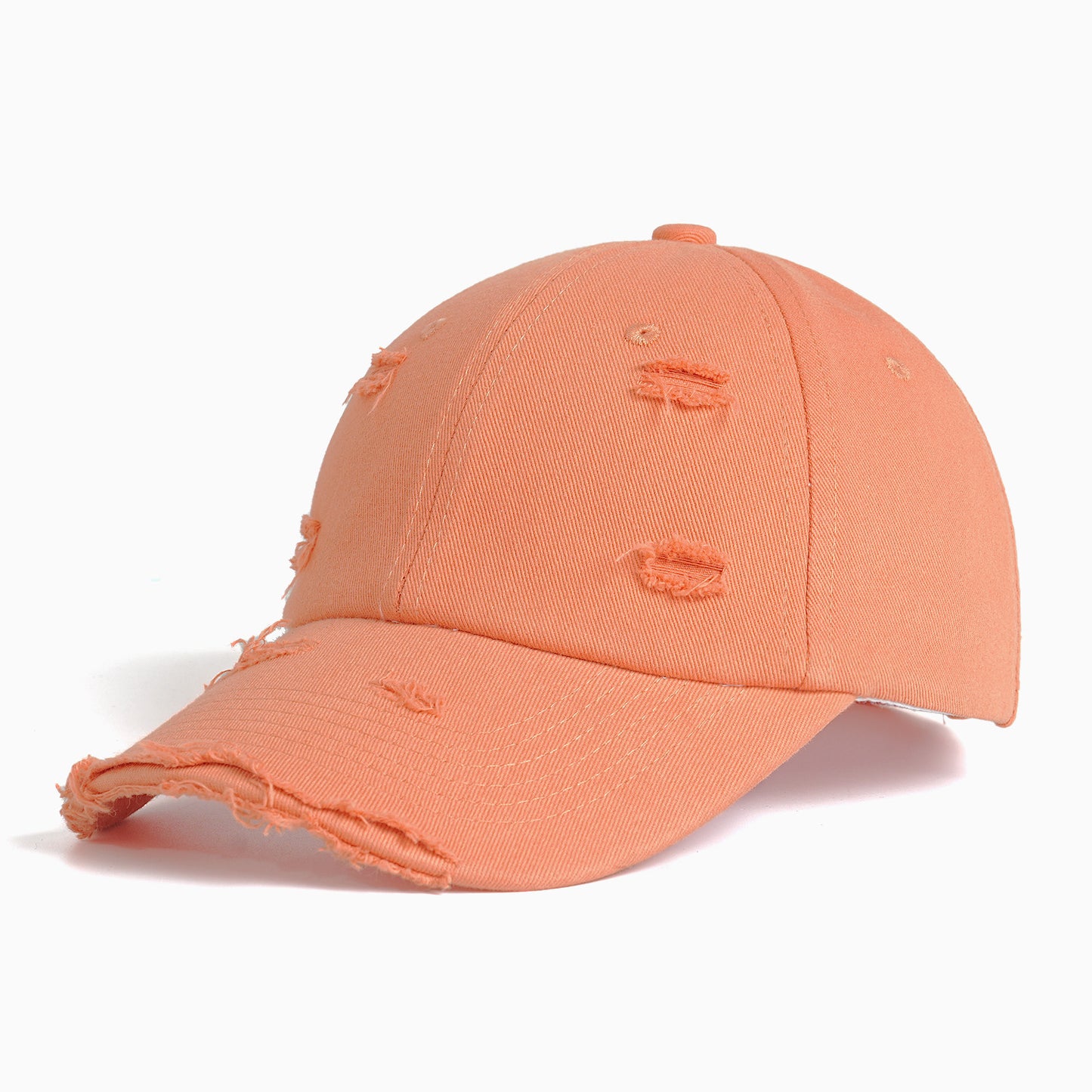 Damen modische Baseballmütze mit Destroyed-Optik Brehn