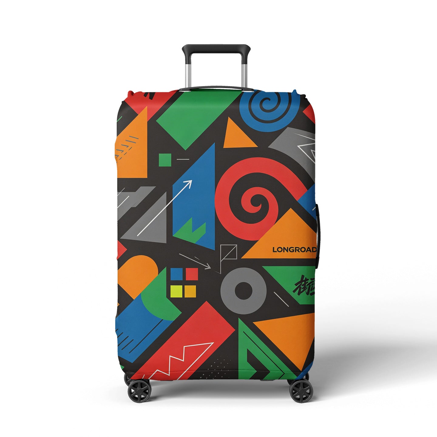 Damen Kofferhülle mit modernem grafischen Design Brehn