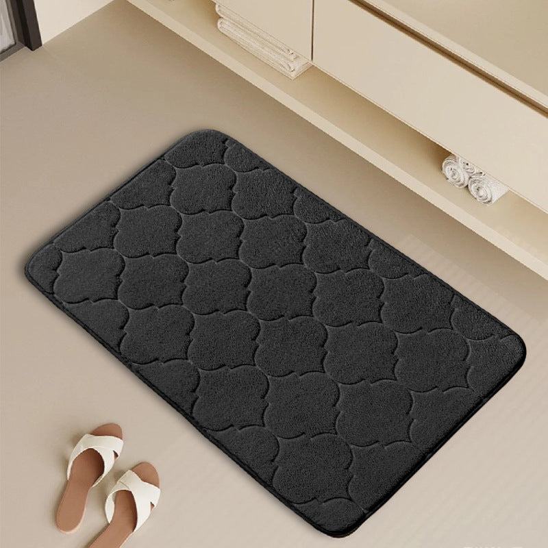 Weicher Plüsch-Memory-Foam-Badeteppich Brehn
