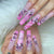 Kunstvolle Nagelspitzen mit floralem Design Brehn