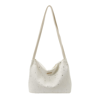 WoStellar Gemusterte Schultertasche Brehn