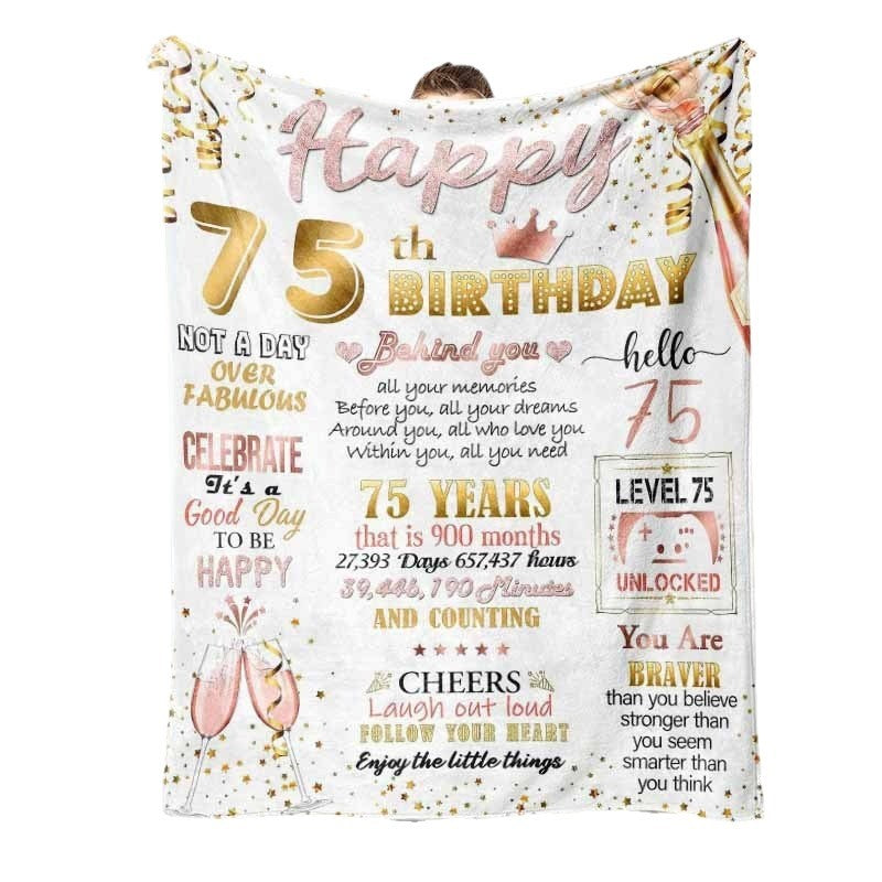 Inspirierende Fleece-Geburtsdecke