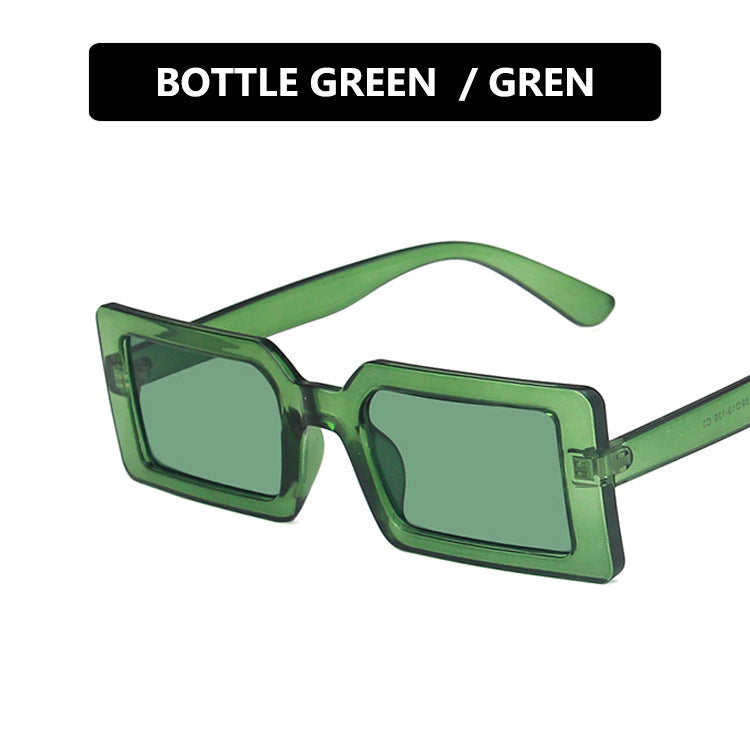 Damen quadratische Sonnenbrille mit modernem, breitem Rahmen und schützendem UV-Filter Brehn
