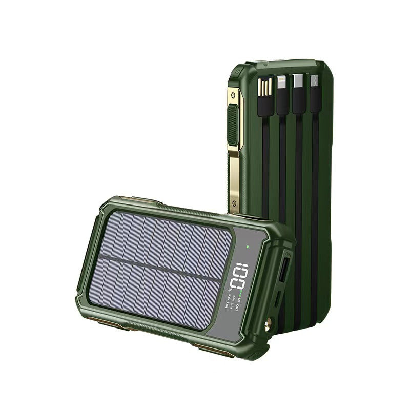 Robuste Solar Powerbank mit Schnellladefunktion Brehn