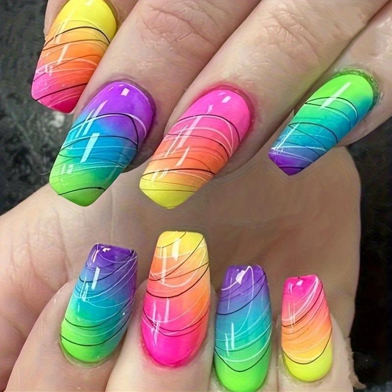 Kunstnagelset mit Elegantem Glitzer-Design Brehn