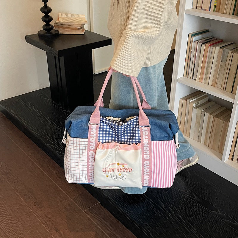 Stilvolle Mehrfarbige Reise-Duffel-Tasche Brehn