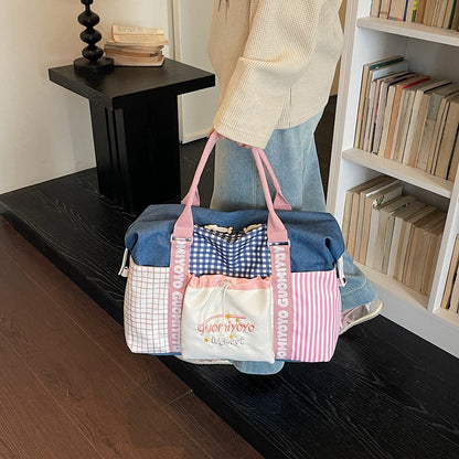 Stilvolle Mehrfarbige Reise-Duffel-Tasche Brehn