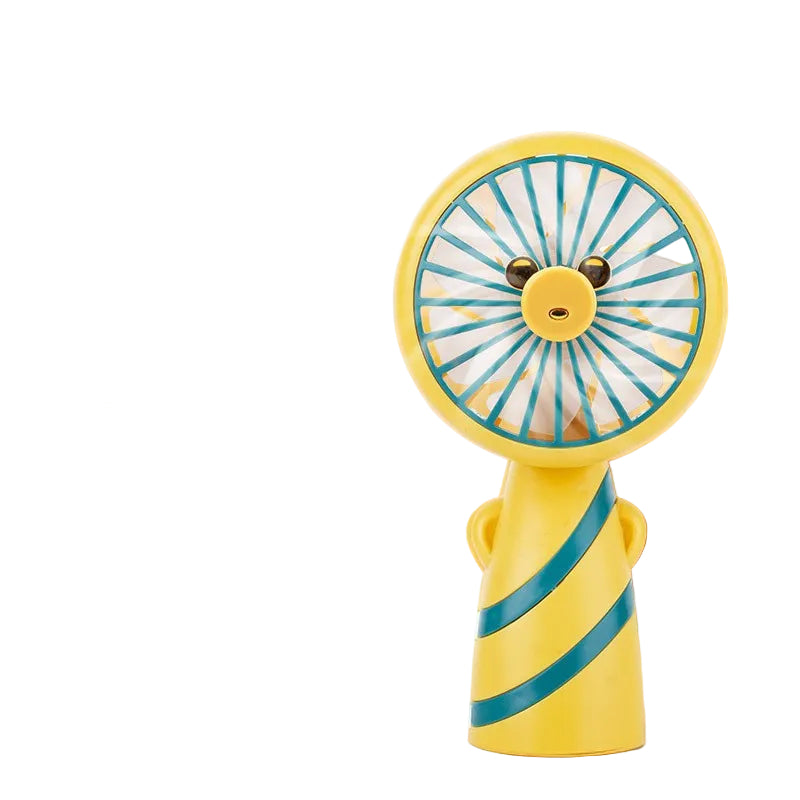 Damen Tragbarer Mini Handventilator im niedlichen Bärendesign Brehn