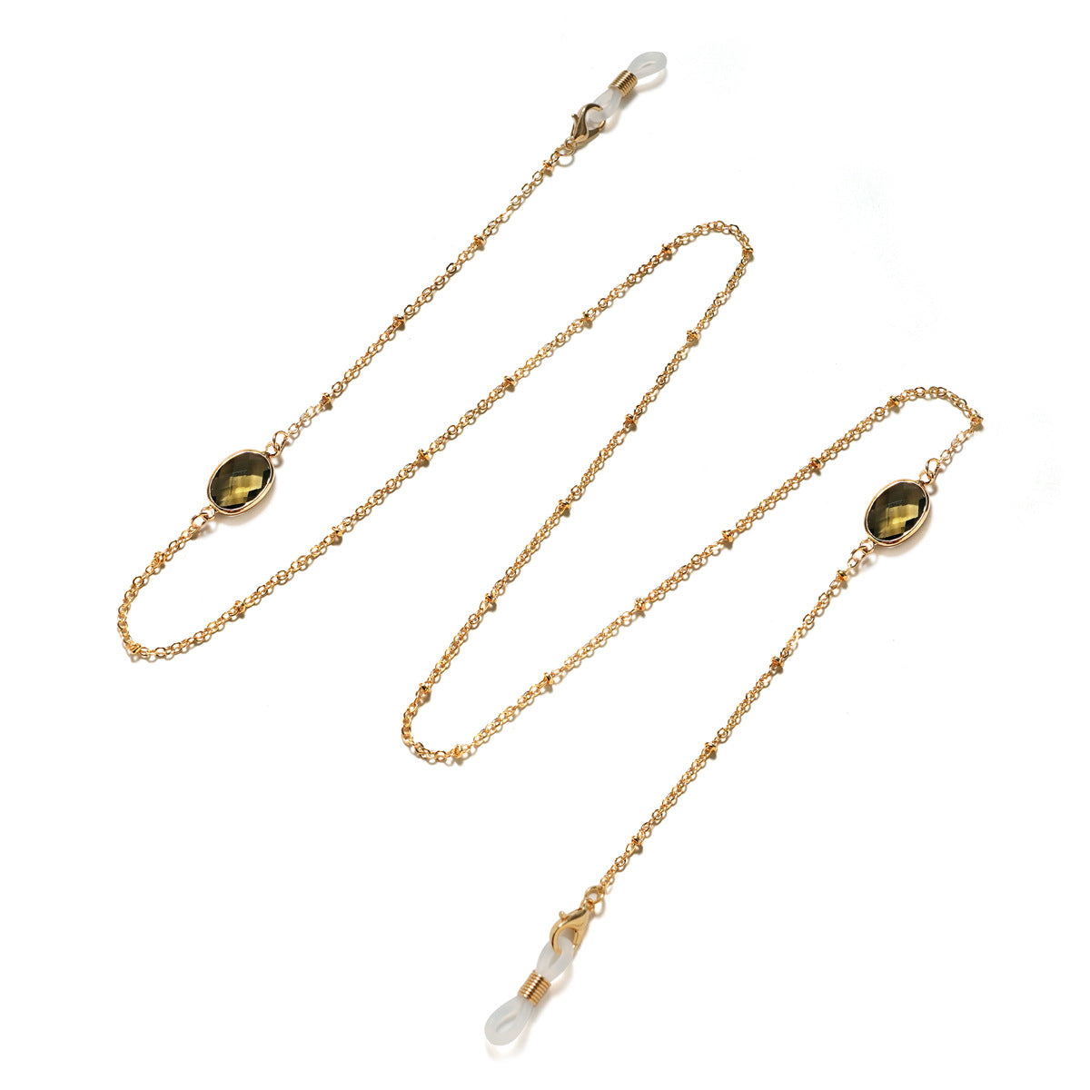 Chic Schmuckstein-betonte Brillenband Brehn