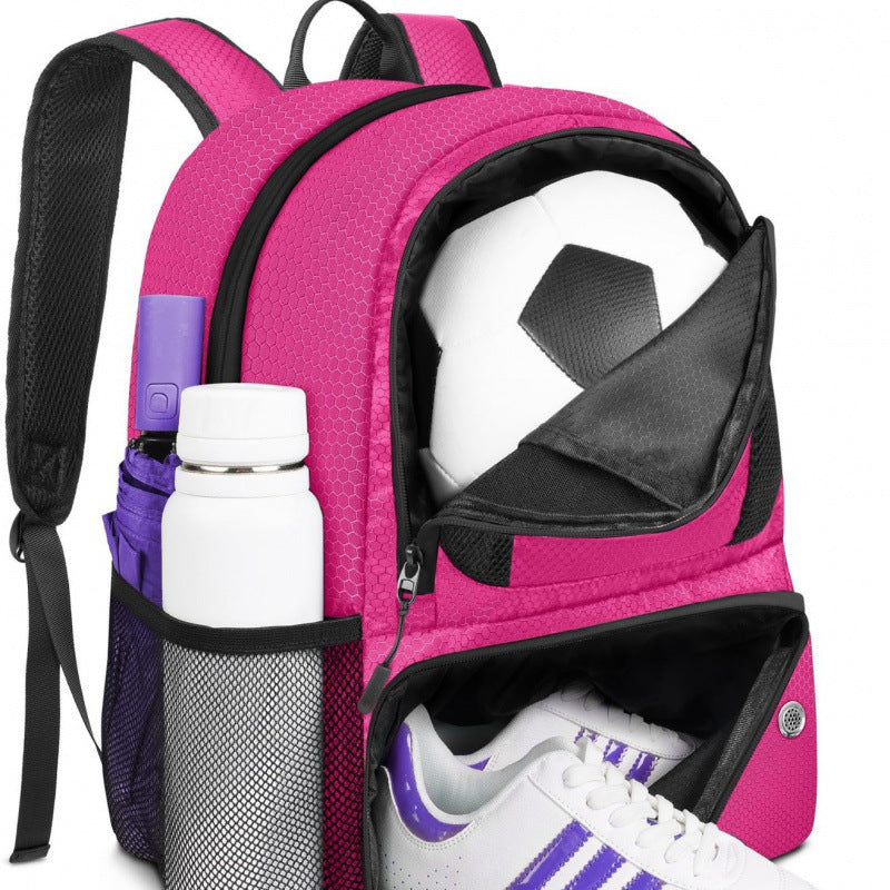 Sportlicher Rucksack mit Schuhfach und Getränkefach Brehn