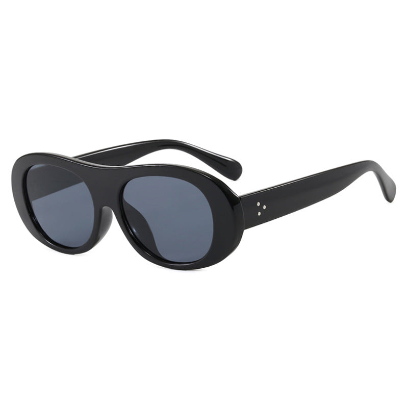 Damen modische Oversized-Sonnenbrille mit elegantem Schildkrötenmuster Brehn