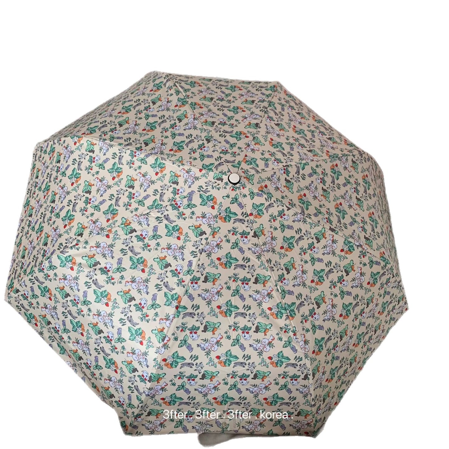 Damen Faltbarer Regenschirm mit floralem Vintage-Design Brehn