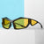 Damen sportliche Performance-Sonnenbrille mit modernem Geometrie-Rahmen Brehn