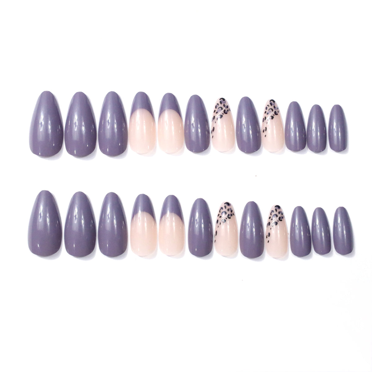 Elegante Ombré Stiletto Nagelkunst Extensions Brehn