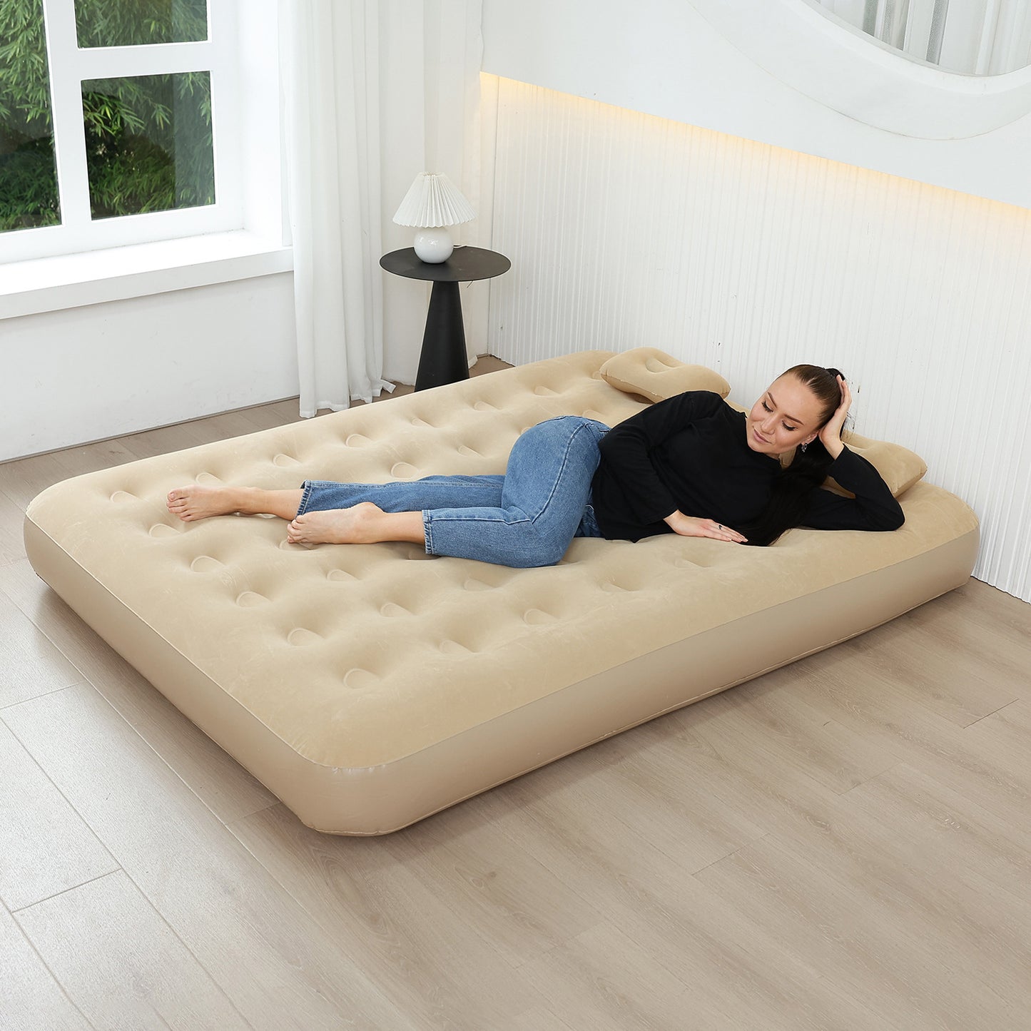 Damen Automatisches Aufblasbares Bett mit integrierter Pumpe Brehn