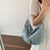 Florale Verzierungen Denim Handtasche Brehn