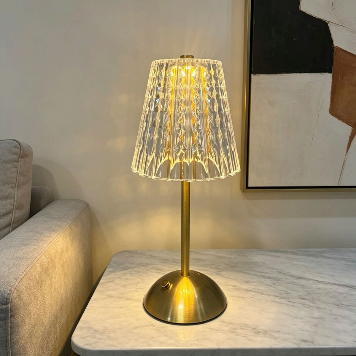Dekorative Tischlampe