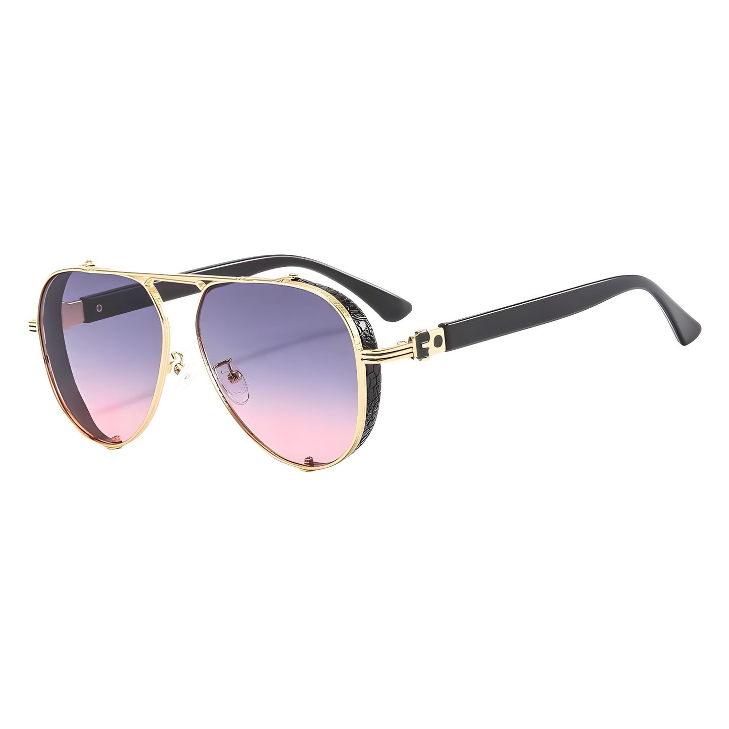 Damen modische Sonnenbrille mit innovativem retro-futuristischem Design Brehn