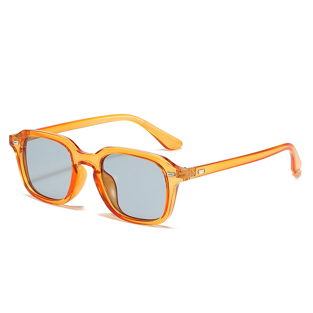Retro-inspirierte quadratische Rahmen Sonnenbrille Brehn
