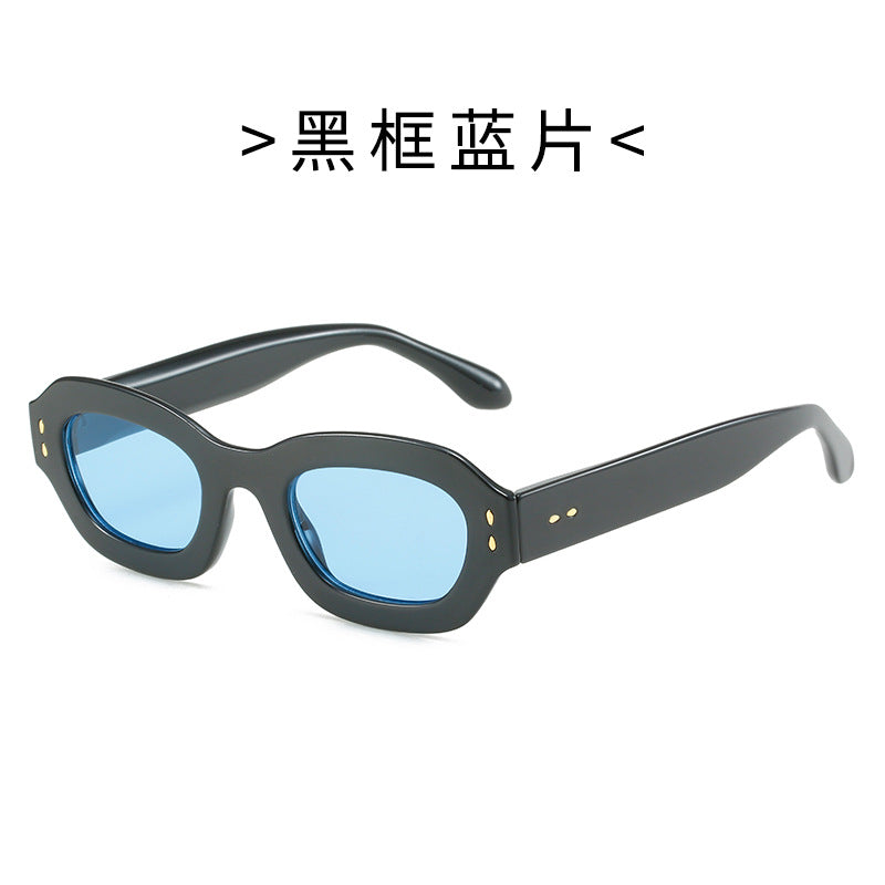 Damen Modische Sonnenbrille im Retro-Stil mit weitem Rahmen Brehn