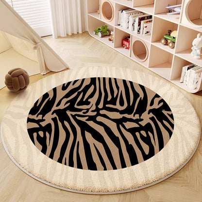 Abstract Circular Area Rug Brehn