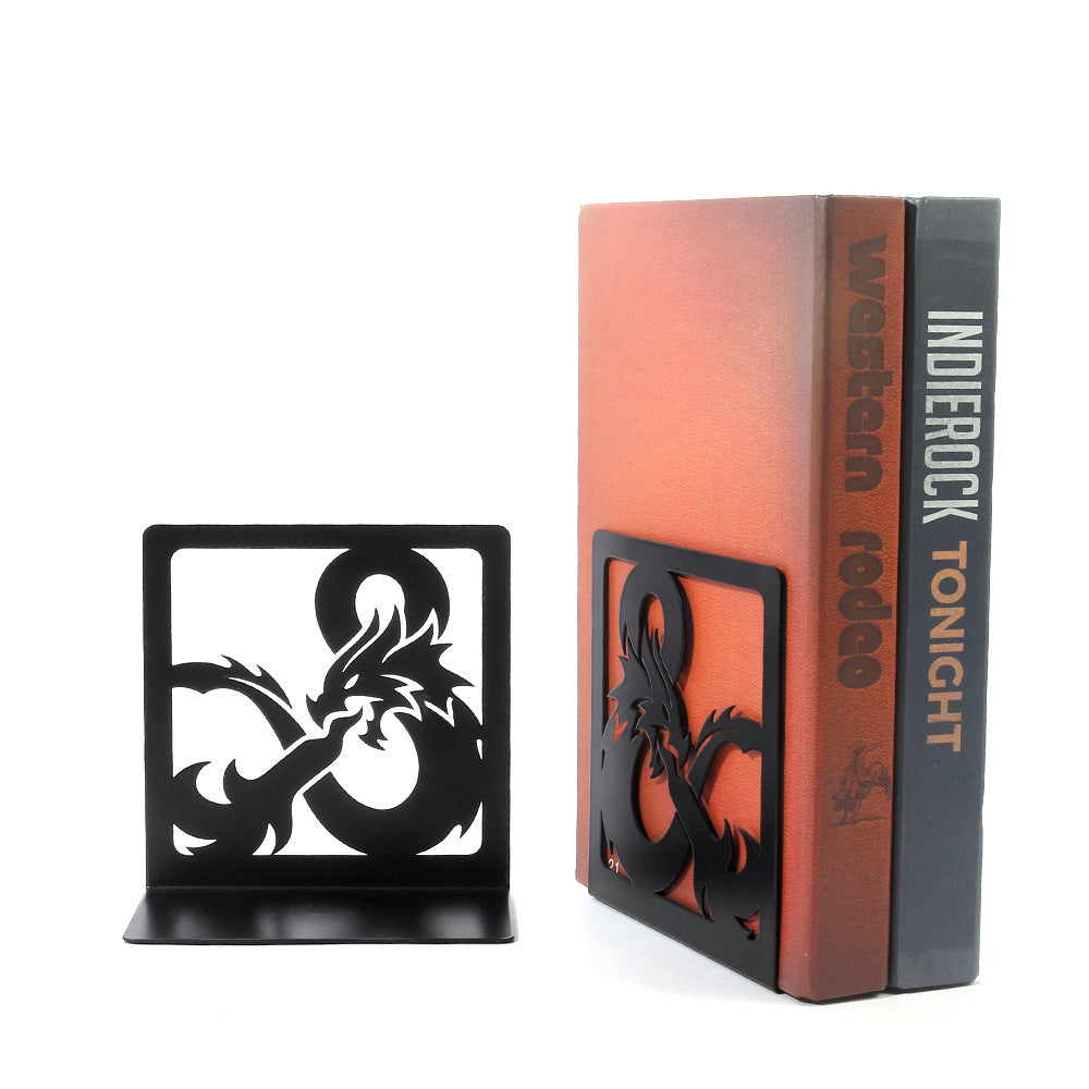 Dekorative Metall-Drachen Buchstützen