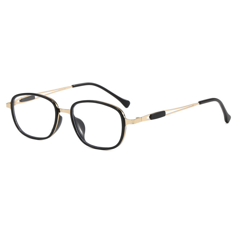 Modische Sonnenbrille mit Quadratischem Rahmen und Schmalem Metallgestell Brehn