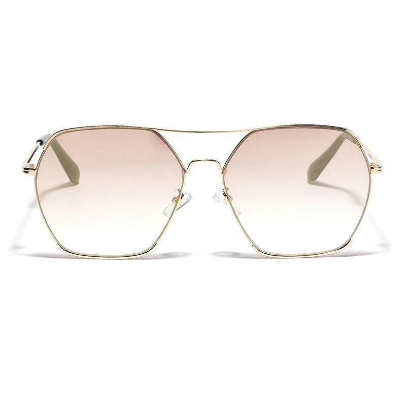 Damen oversized fashion Sonnenbrille mit elegantem Metallrahmen Brehn
