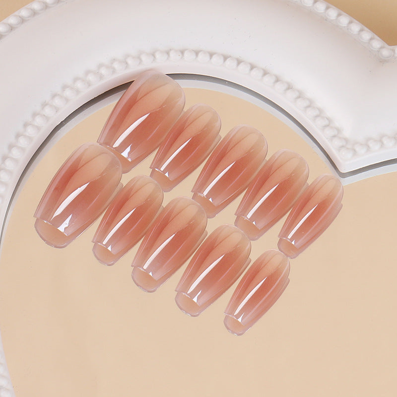 Elegantes Press-On-Nagelset mit natürlichem Finish Brehn