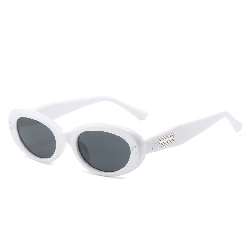 Retro-inspirierte ovale Sonnenbrille Brehn
