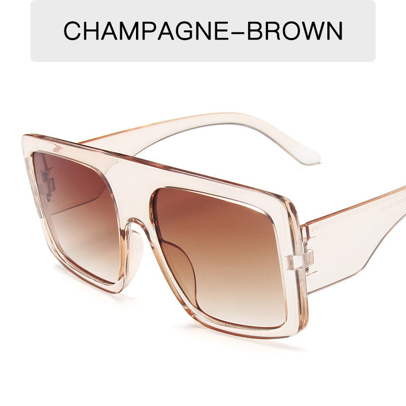 Damen oversized Sonnenbrille mit markantem Leopardenmuster Brehn