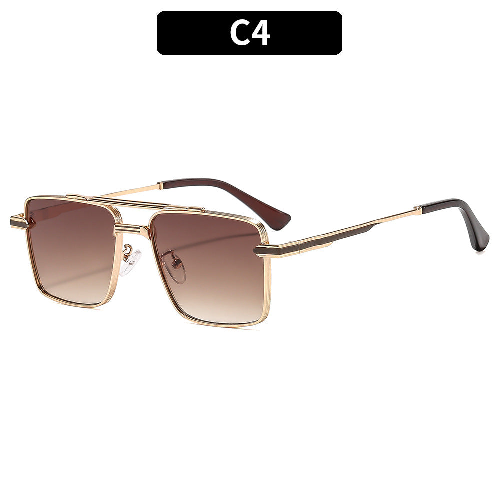 Moderne geometrische quadratische Sonnenbrille