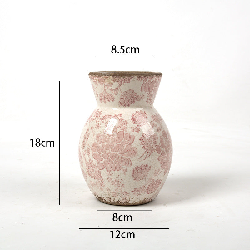 Florale Keramikvase Brehn