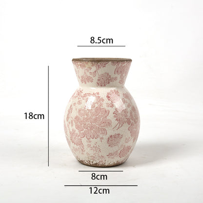 Florale Keramikvase Brehn