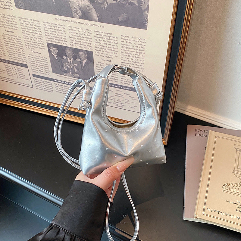 WoCute Herz-Muster Mini Schultertasche Brehn