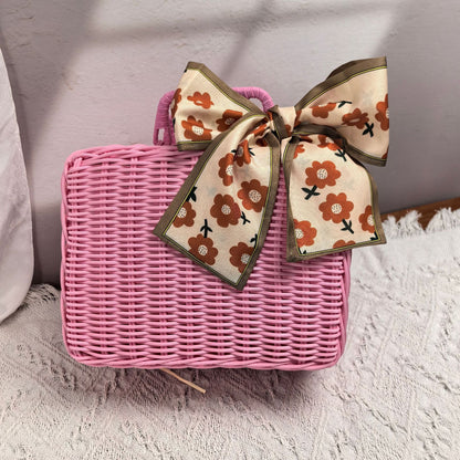 Damen eleganter Handtasche aus geflochtenem Material Brehn
