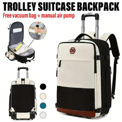 Vielseitiger Trolley Rucksack Koffer