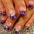 Kreative, von Halloween inspirierte Press-On-Nagelkunst Brehn