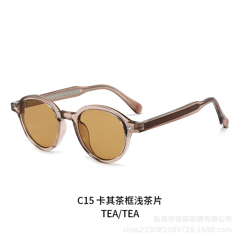 Damen runde Sonnenbrille im modernen und eleganten Design Brehn