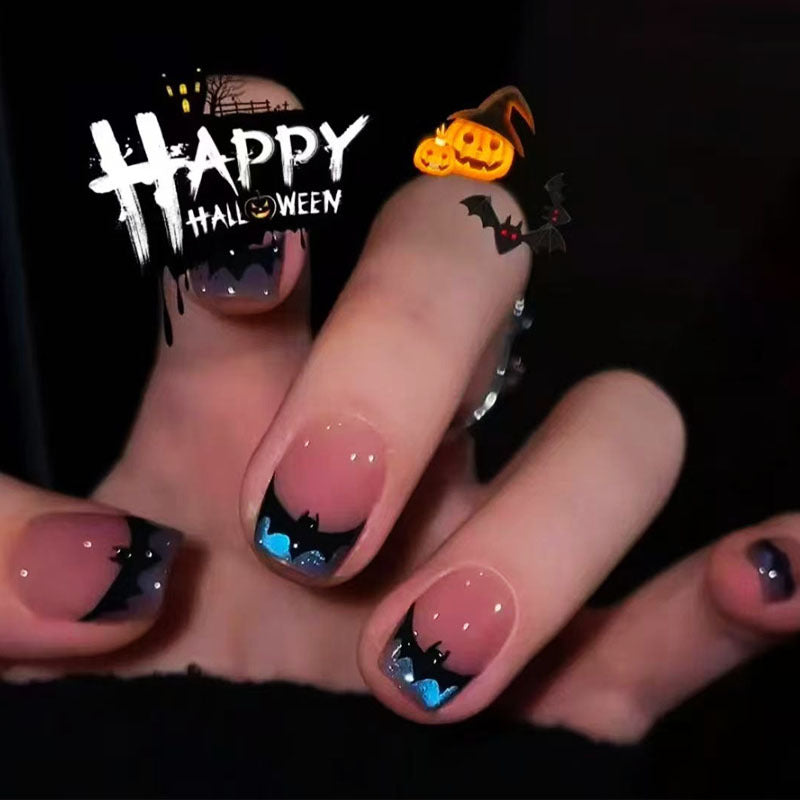 Verspielt katzenmotivierte Press-On Nagelkunst Brehn
